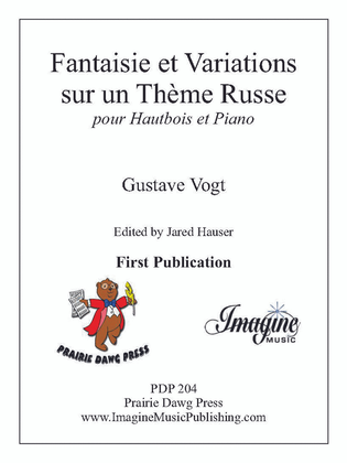 Book cover for Fantaisie et Variations sur un Thème Russe