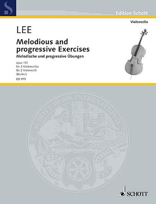 Book cover for Melodious and Progressive Studies, Op. 131