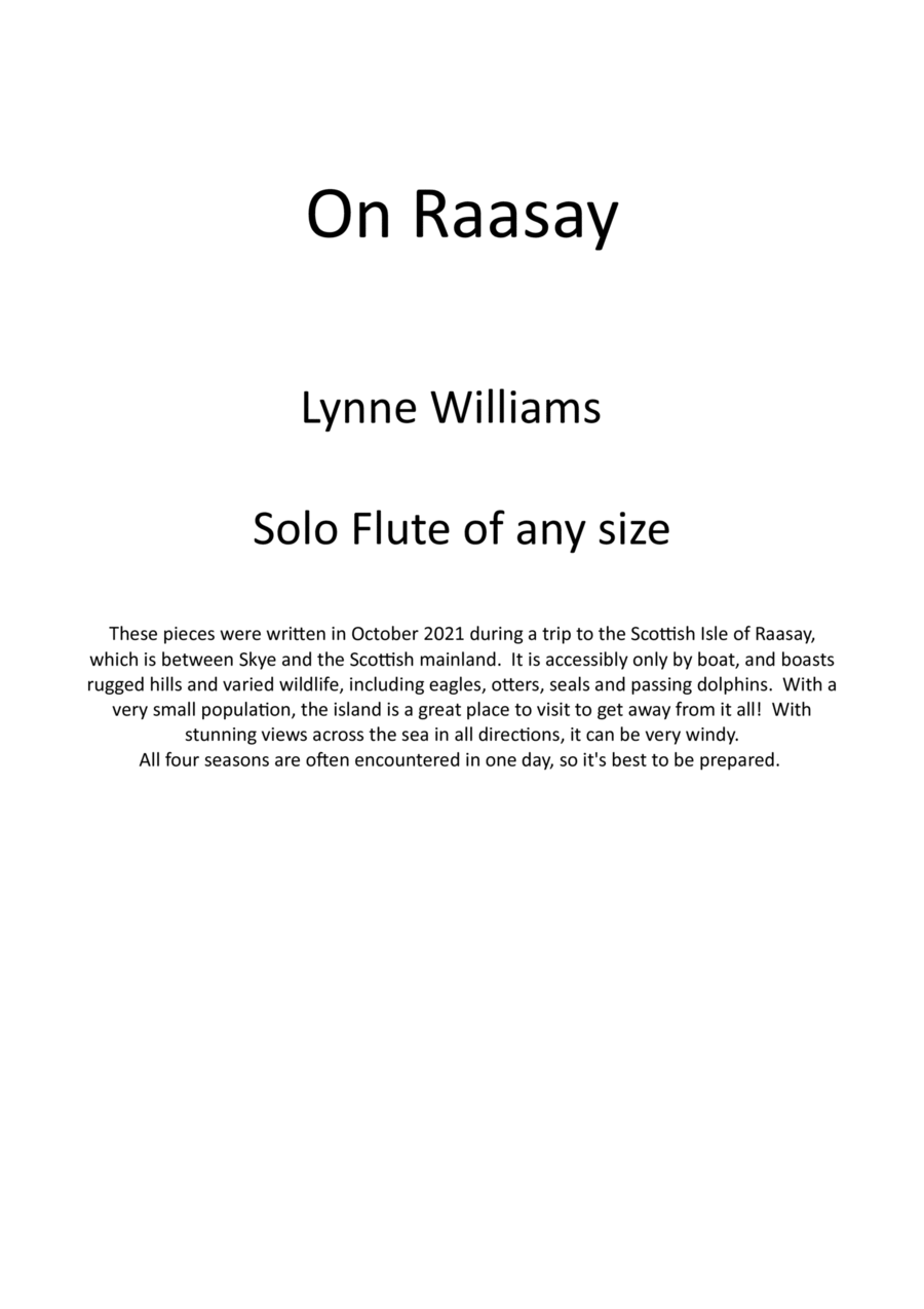 On Raasay Flute scores gallery preview page 1