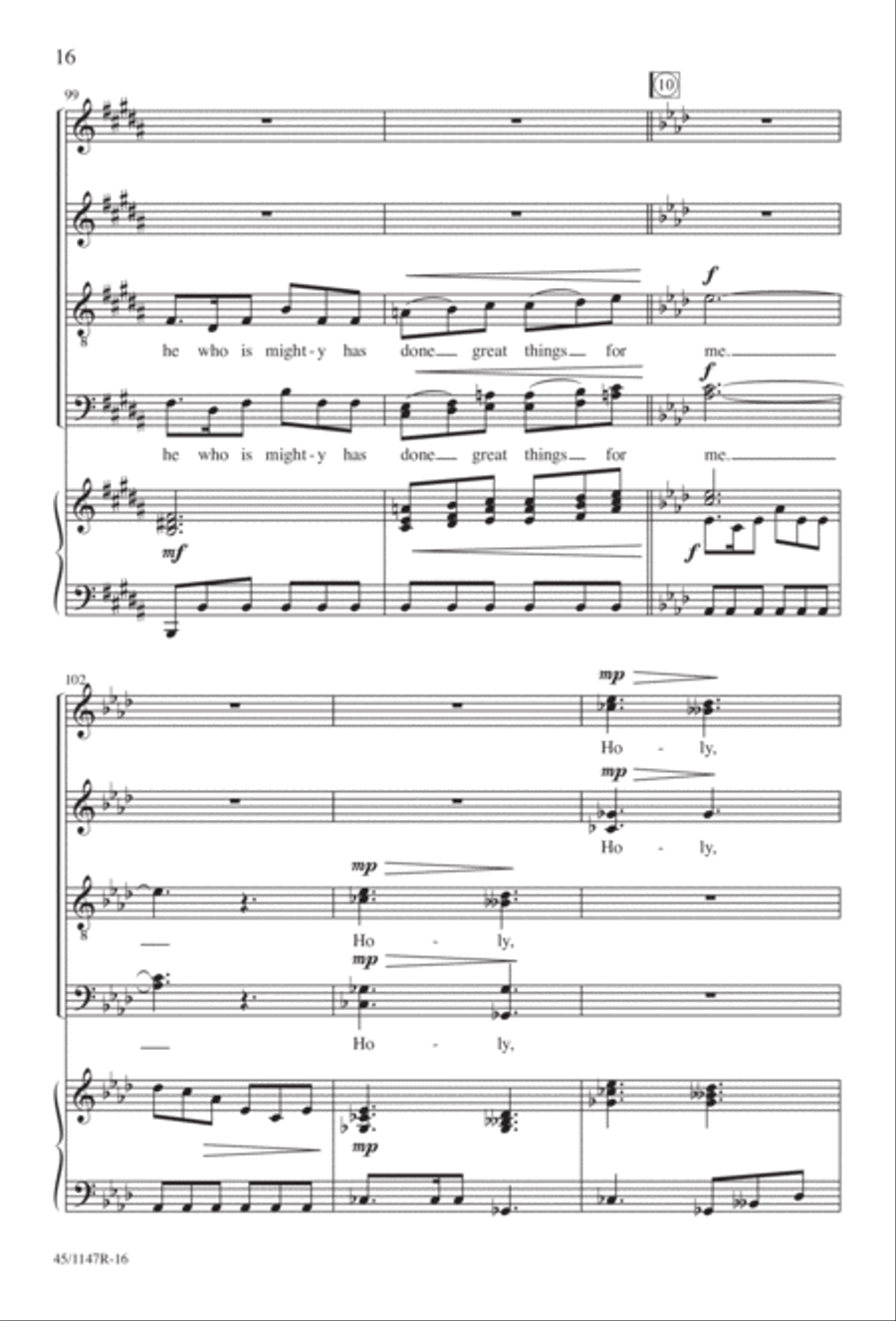 Magnificat Magnificat Divisi scores gallery preview page 17
