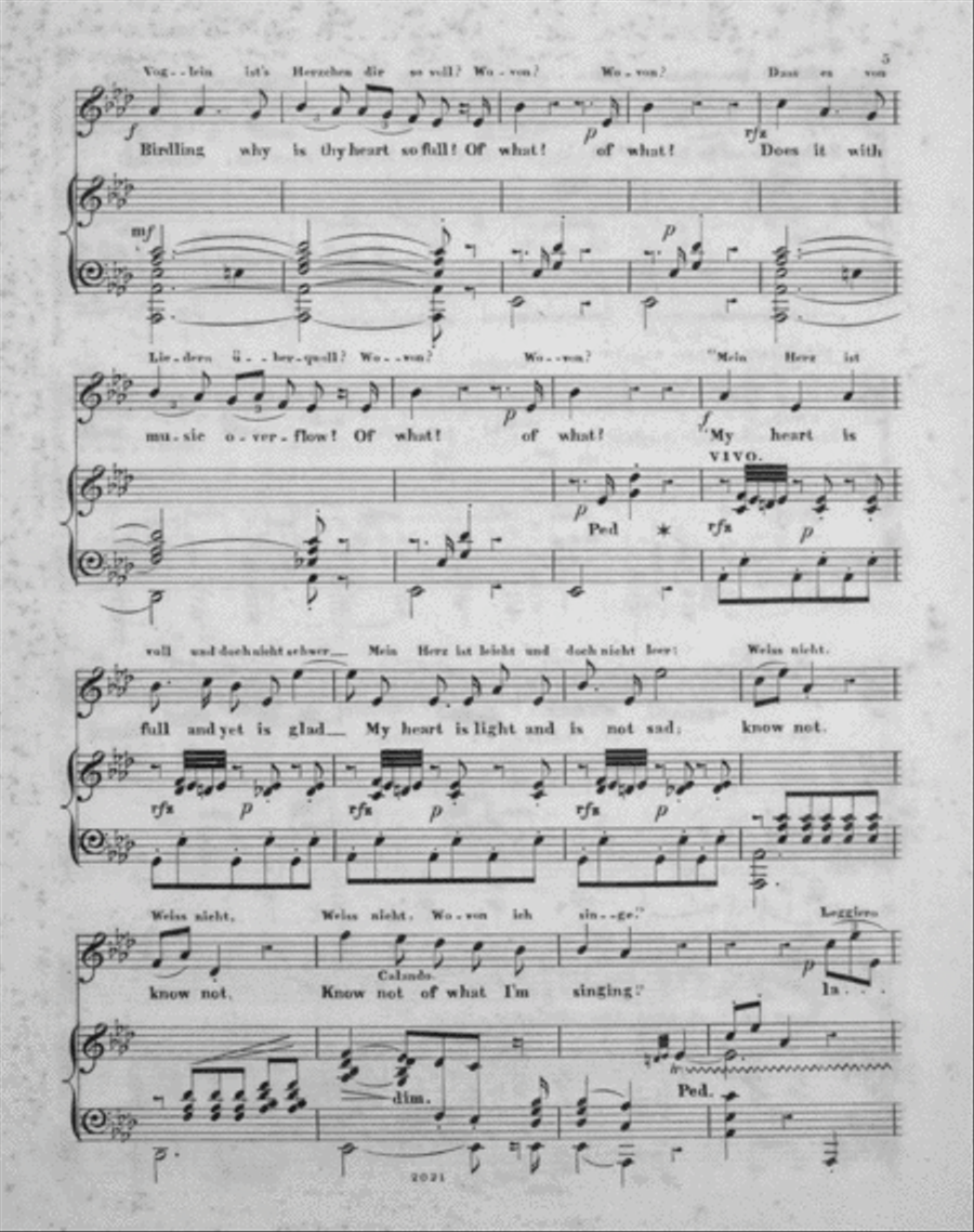 Jenny Lind's Bird Song Voice scores gallery preview page 4