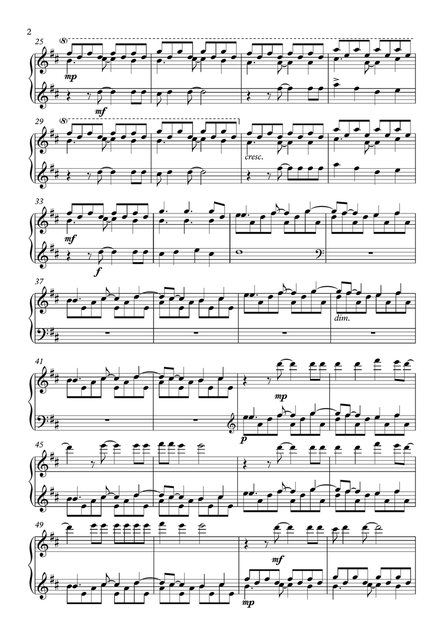 Summer Of '69 Piano Solo scores gallery preview page 2