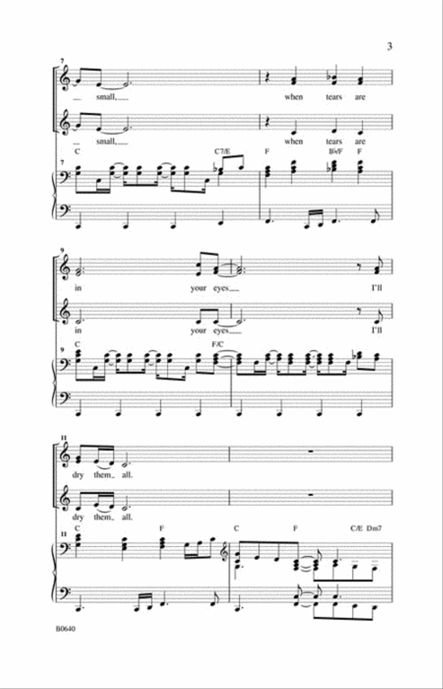 <br>Sheet music extract
