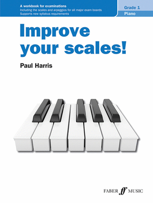 Book cover for Improve your scales! Piano Grade 1