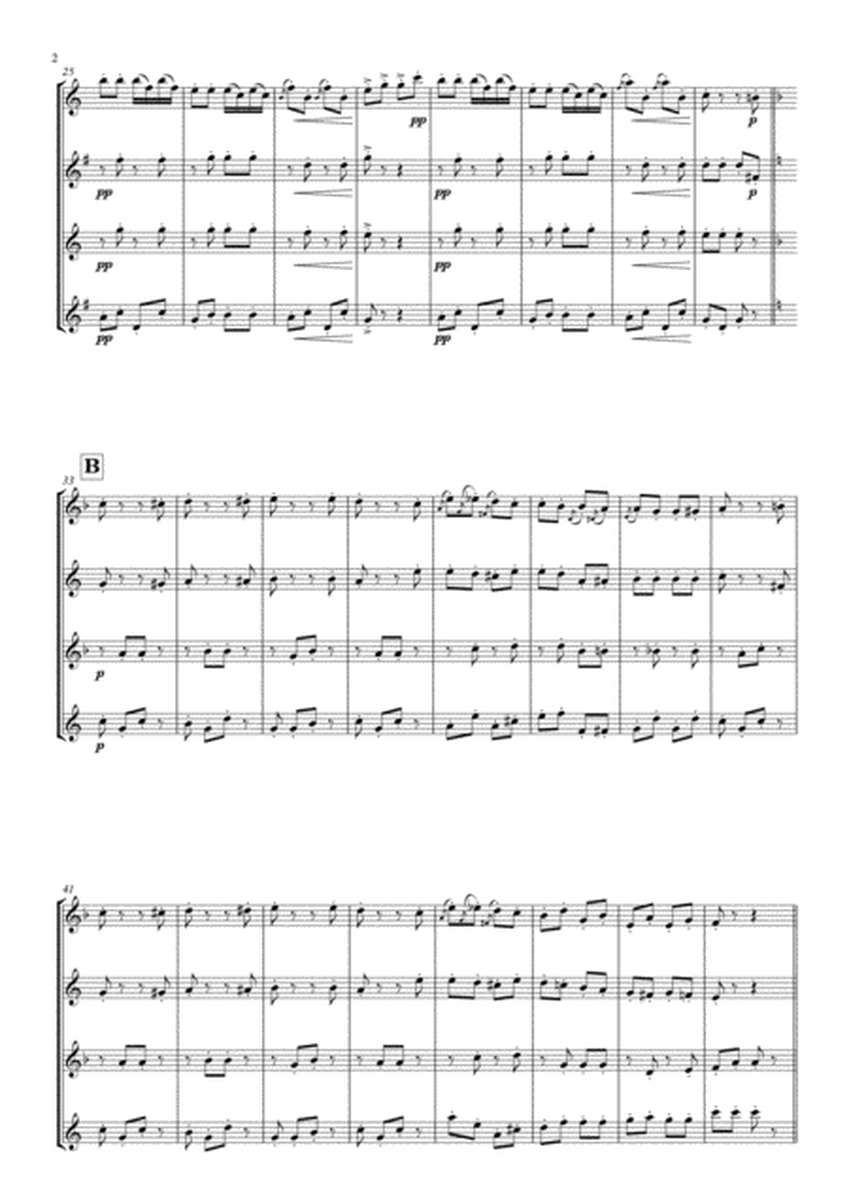 Pizzicato Polka arranged for Saxophone Quartet image number null