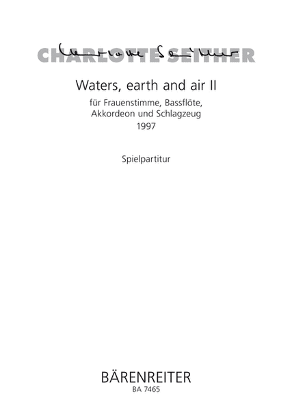 Waters, earth and air II (1997)