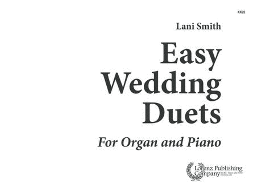 Easy Wedding Duets Easy Wedding Duets Organ scores gallery preview page 1
