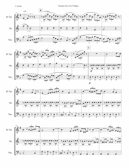 Vocalise No. 4 in F Major image number null