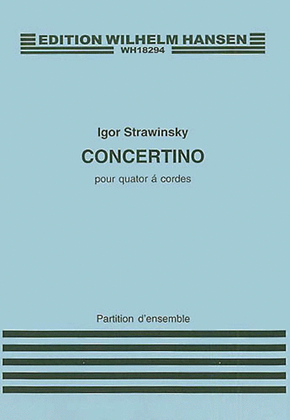 Book cover for Concertino for String Quartet