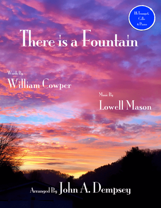 Book cover for There is a Fountain (Trio for Trumpet, Cello and Piano)