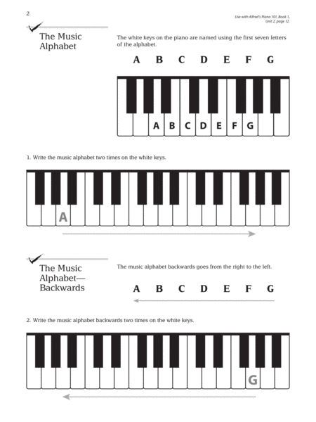 Piano 101 -- Notespeller