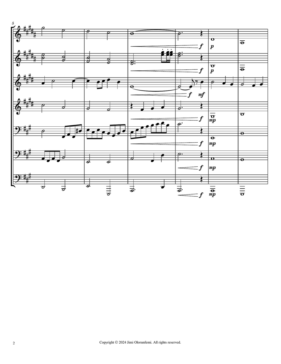 It is Well (for Brass) Brass Ensemble scores gallery preview page 2