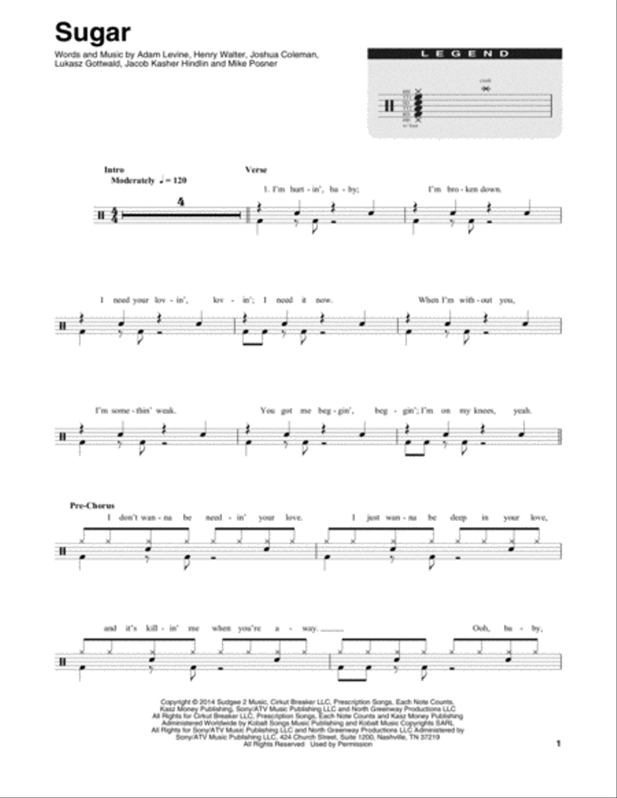Sugar Drum Set scores gallery preview page 1