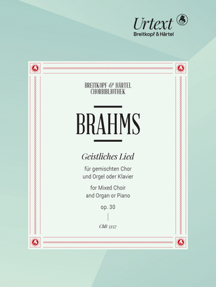 Book cover for Geistliches Lied Op. 30