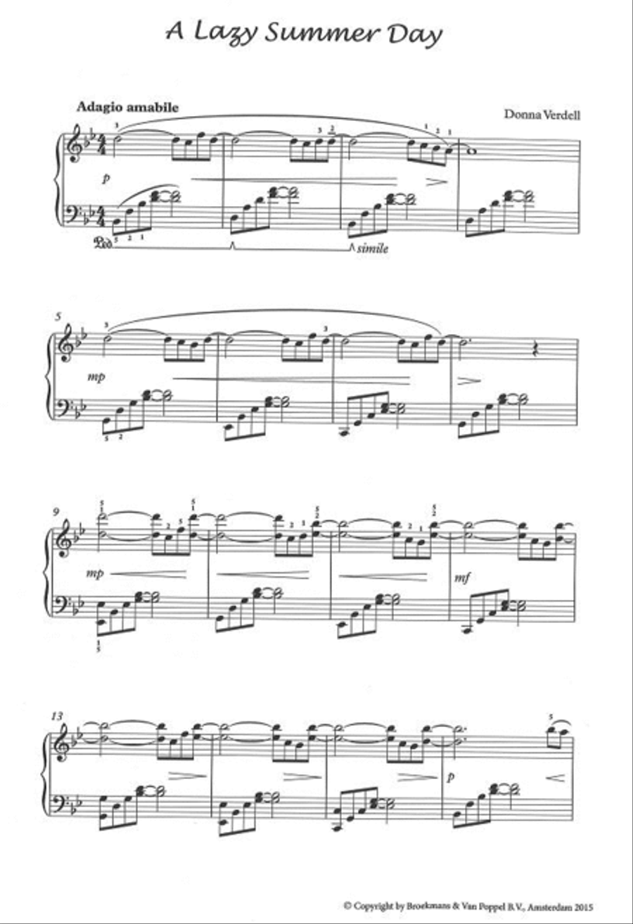 Songs Of Summer Songs Of Summer Piano Solo scores gallery preview page 2