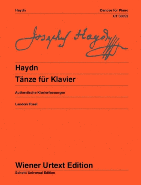 Franz Joseph Haydn : Dances for Piano