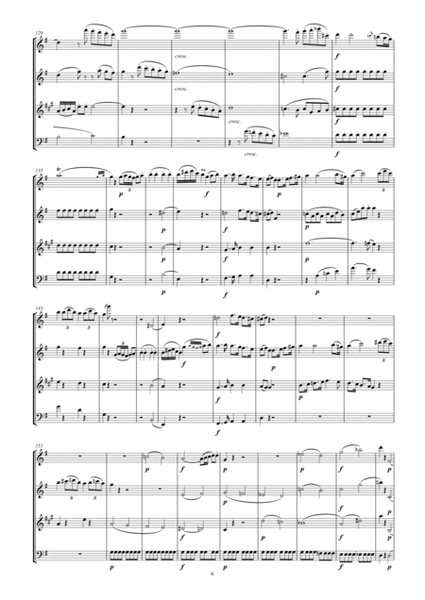 Mozart Quartet No. 16 K. 428 arr. Woodwind Quartet