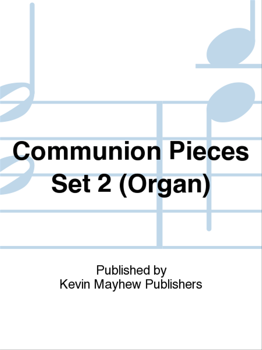 Communion Pieces Set 2 (Organ) Organ scores gallery preview page 1
