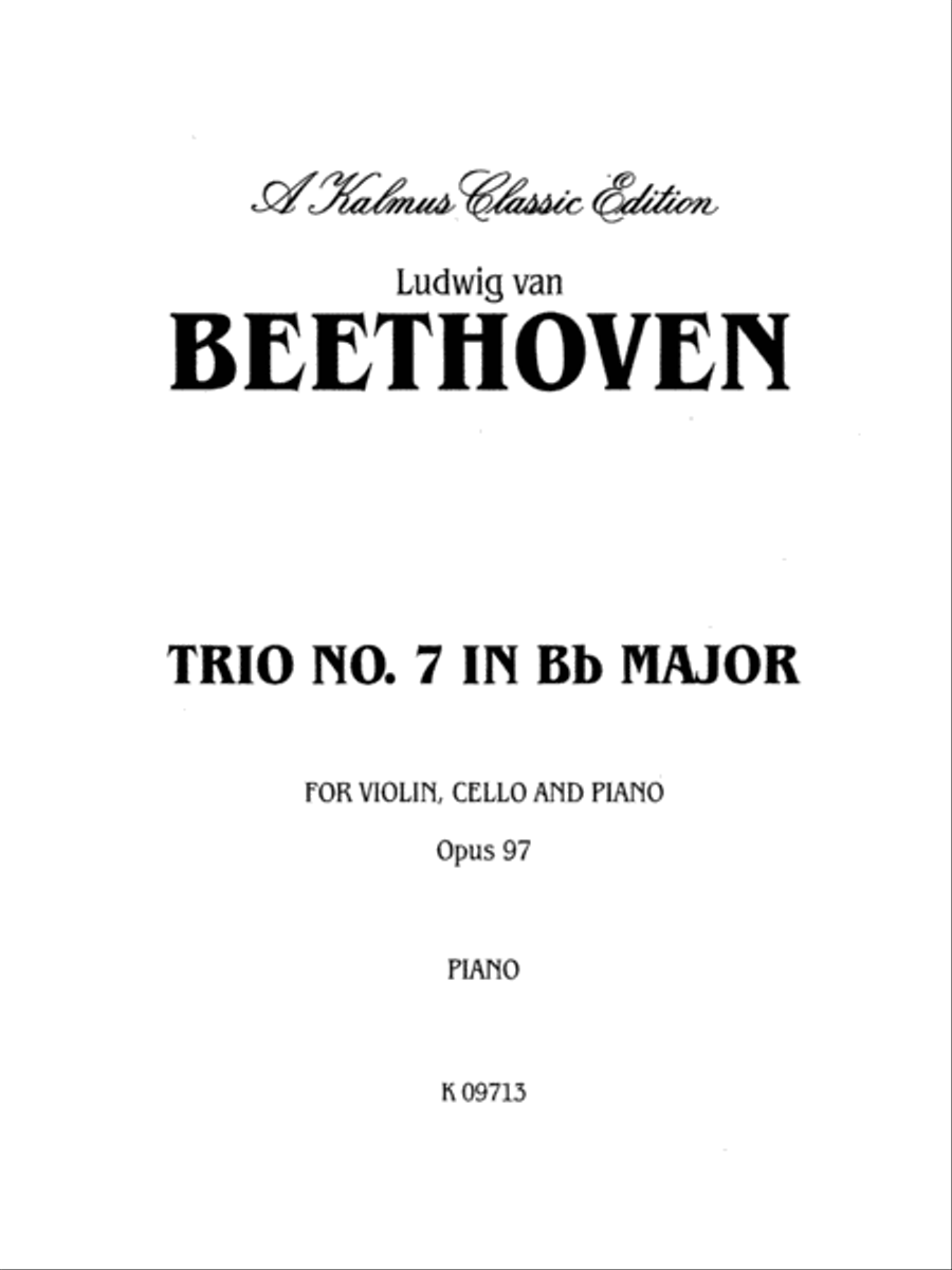 Piano Trio No. 7