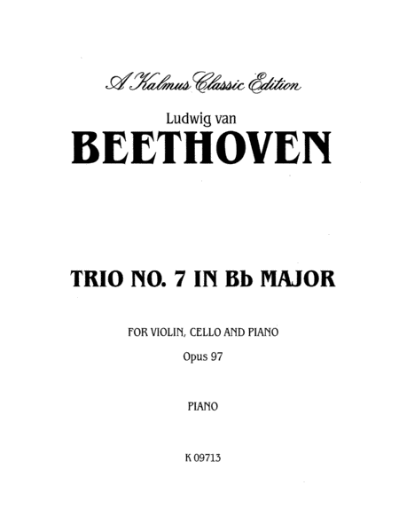 Piano Trio No. 7