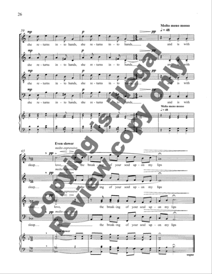 Sometimes I Feel Alive Divisi scores gallery preview page 6