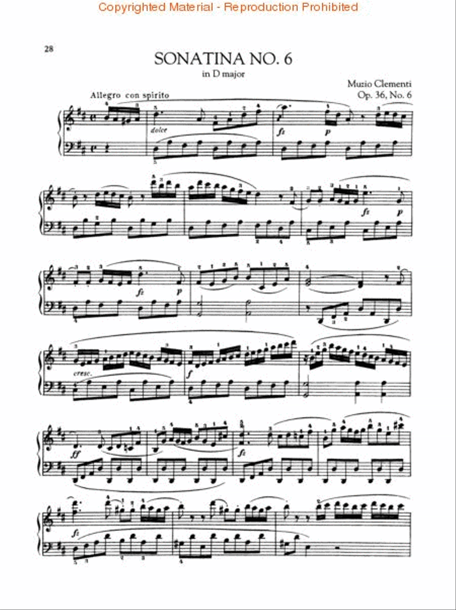 Sonatinas and Sonatas Piano scores gallery preview page 3