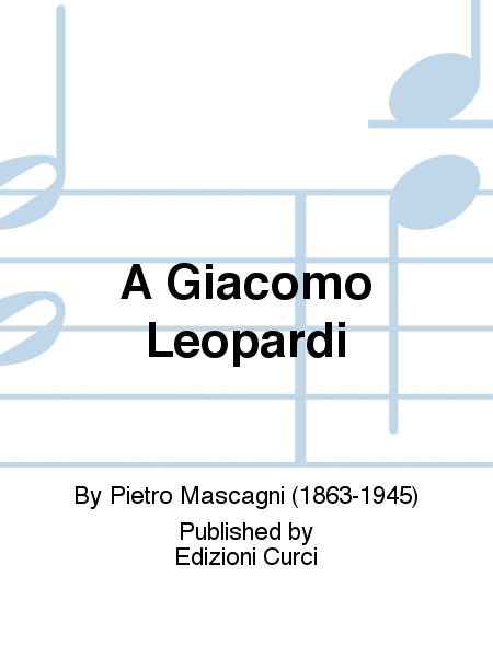 A Giacomo Leopardi