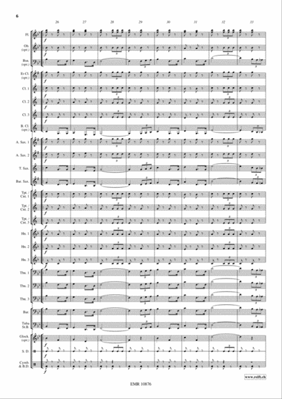 LLB-Marsch Concert Band scores gallery preview page 7