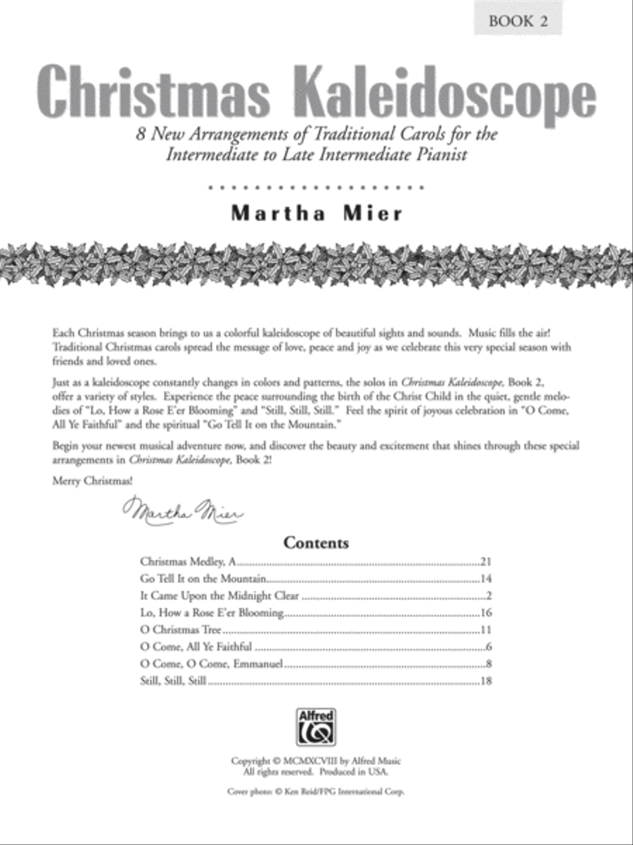 Christmas Kaleidoscope, Book 2 Piano Solo scores gallery preview page 5