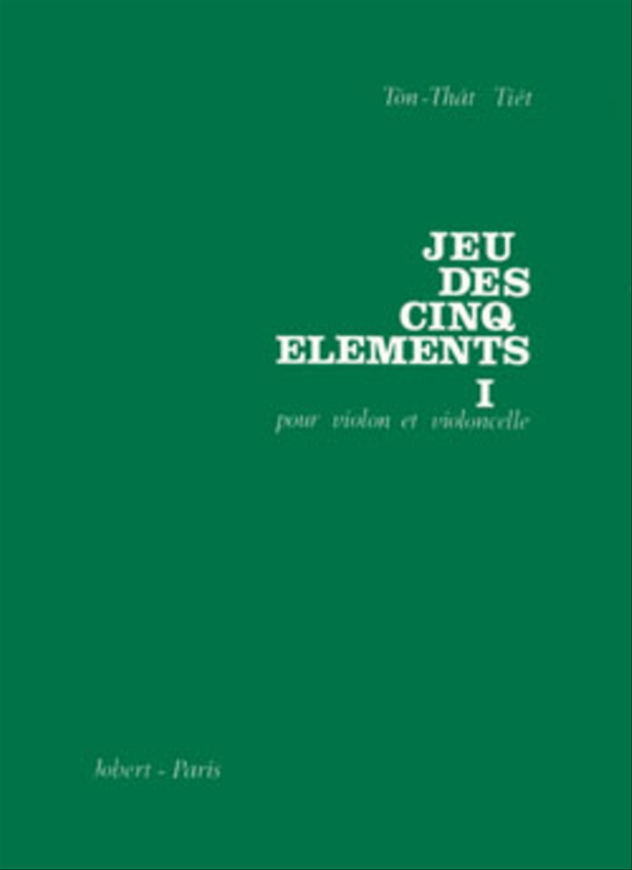 Jeu Des 5 Elements I Cello scores gallery preview page 1