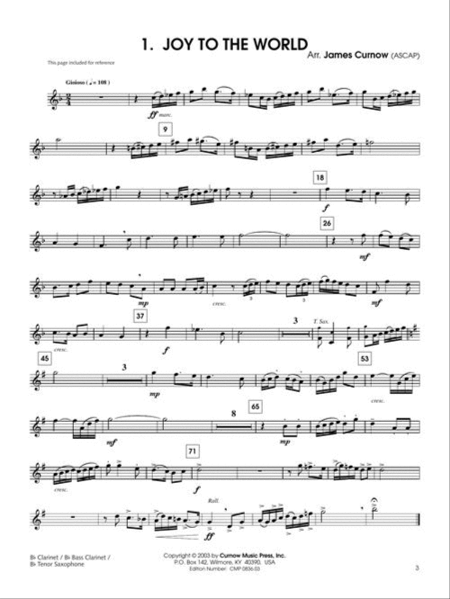 Great Carols Great Carols B-Flat Clarinet scores gallery preview page 5