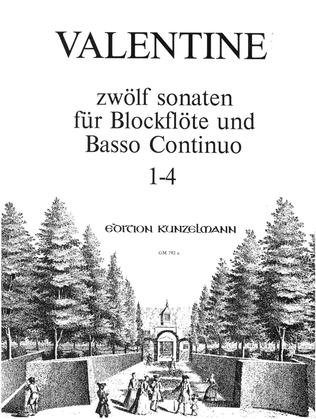 12 Sonatas for recorder and basso continuo, Volume 1