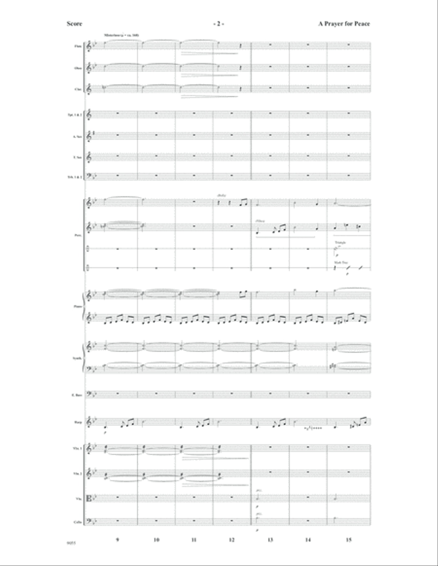 Peace Orchestra scores gallery preview page 3