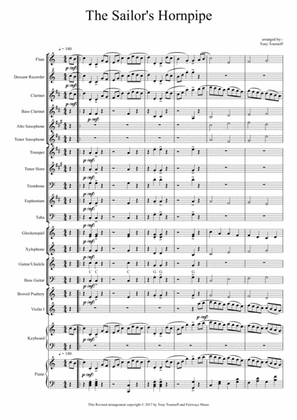 The Sailor's Hornpipe (Mixed Ensemble)