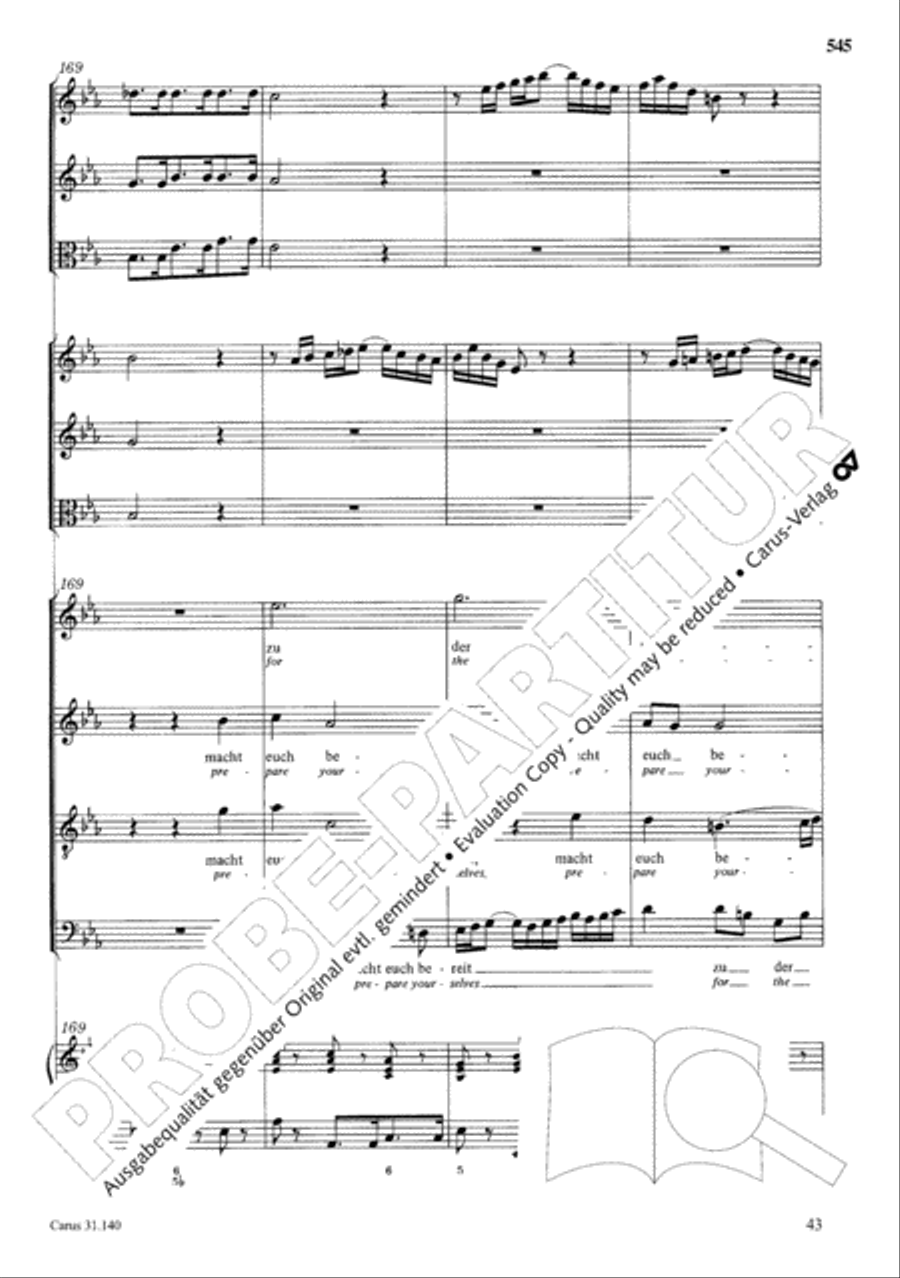 The Complete Sacred Vocal Works (Das geistliche Vokalwerk) Voice scores gallery preview page 546