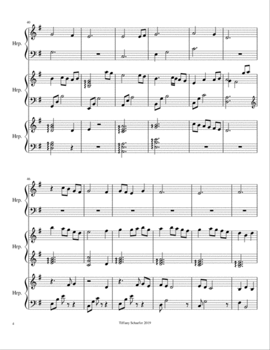 Eleanor Plunkett for Celtic Harp Trio/Ensemble Celtic Harp scores gallery preview page 5