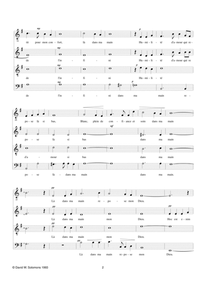 Hoc est enim corpus meum (French version) for SATB choir image number null
