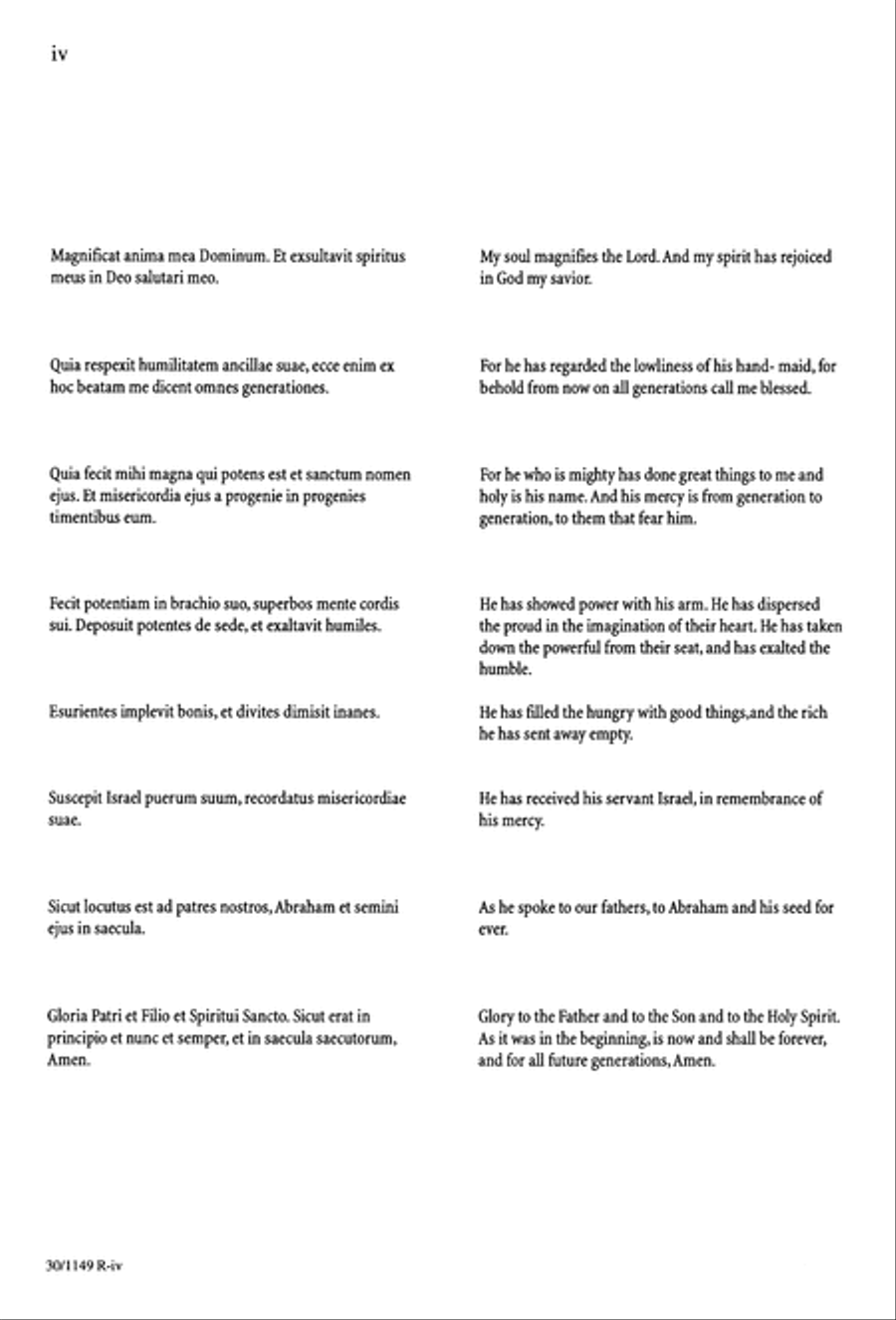 Magnificat in F - Choral Score 4-Part scores gallery preview page 6