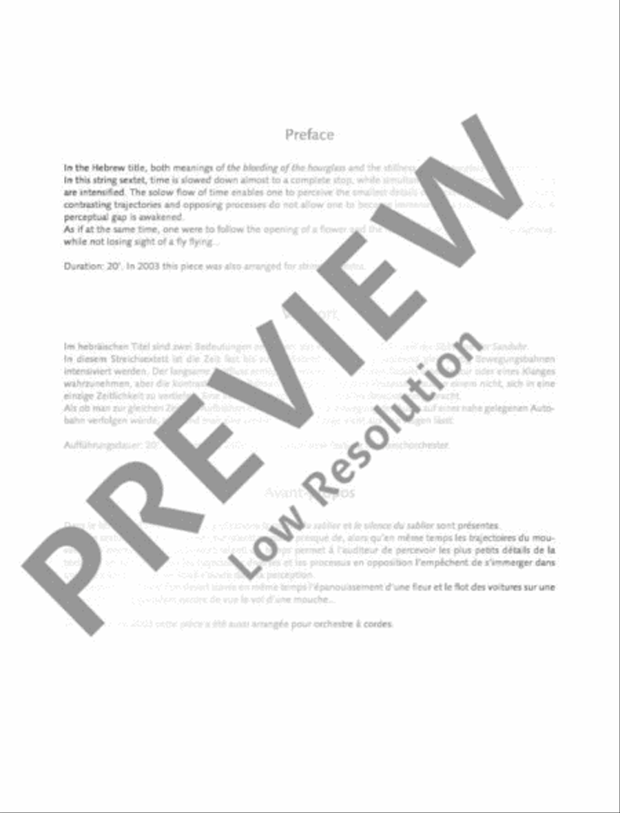 Dam sheon hachol Dam sheon hachol Chamber Music scores gallery preview page 6
