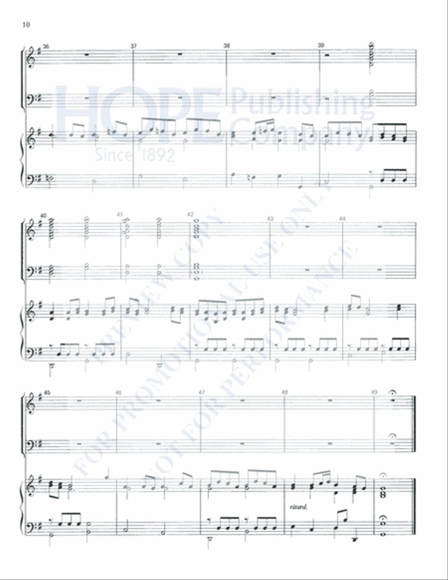 Key Rings Handbell Choir scores gallery preview page 13