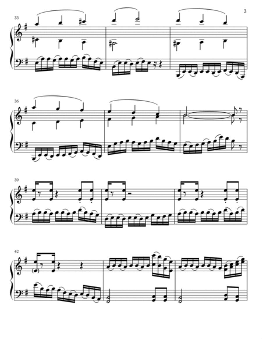 Vanishing Pointe Piano scores gallery preview page 3