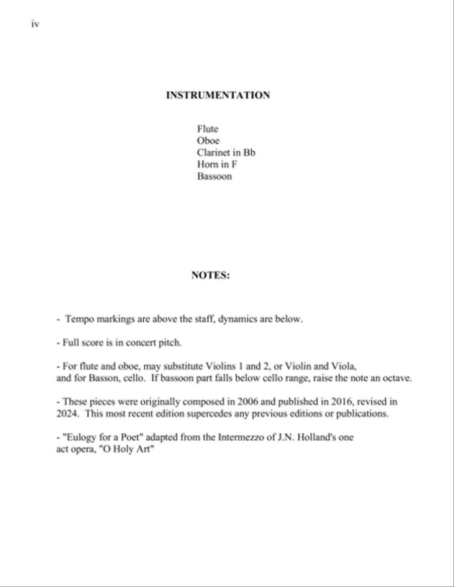 Three Pieces for Woodwind Quintet, Millipede Woodwind Quintet scores gallery preview page 4