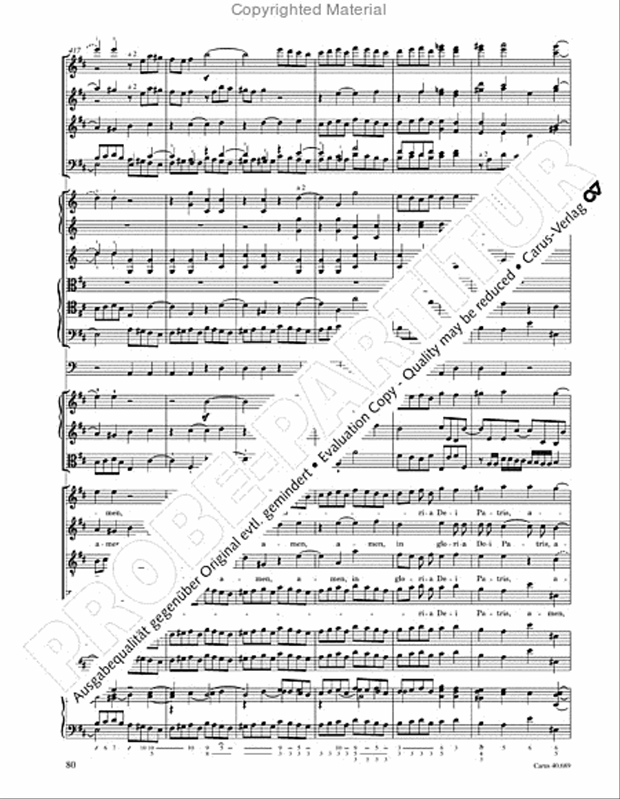 Missa solemnis Missa solemnis 4-Part scores gallery preview page 96