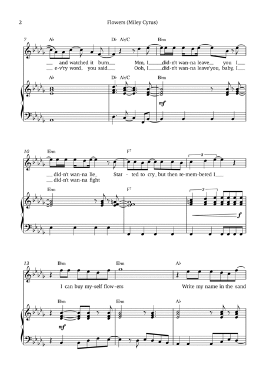 Flowers Voice scores gallery preview page 2