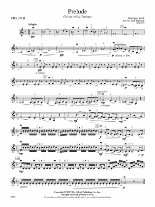 Prelude: 2nd Violin