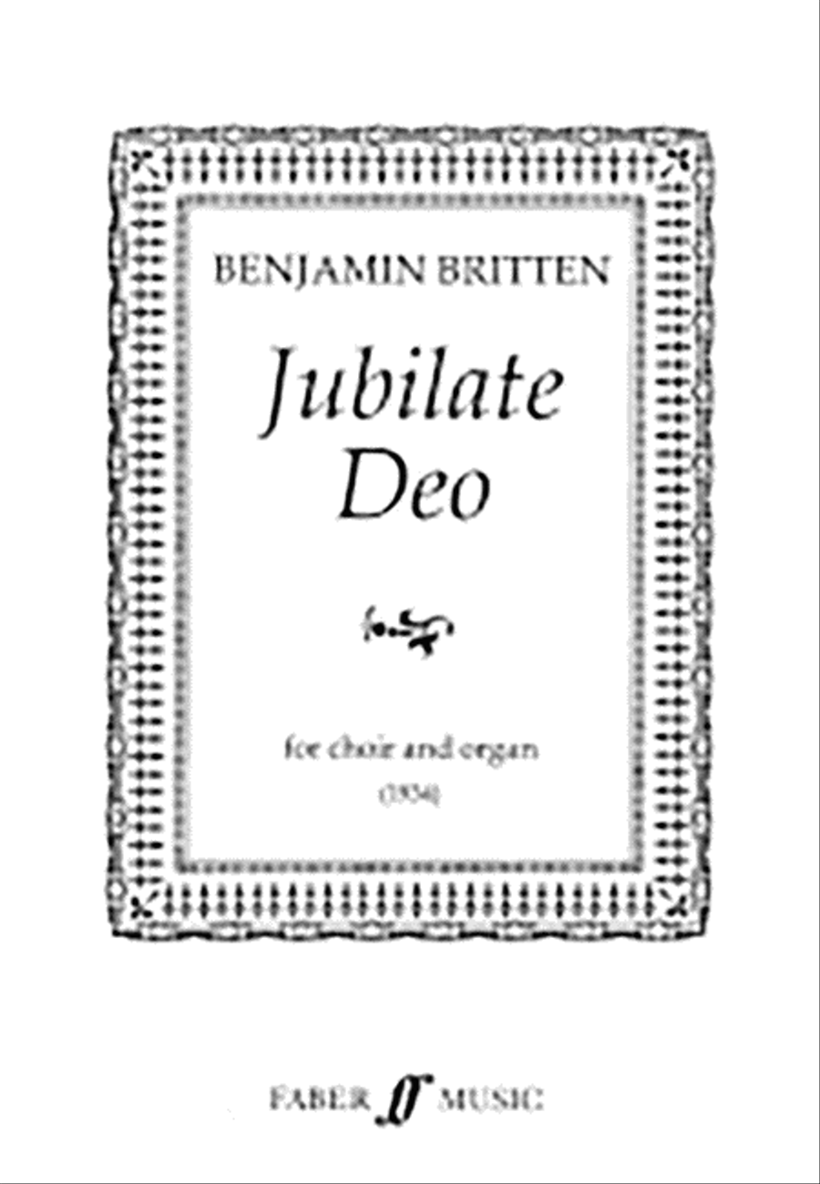 Jubilate Deo 4-Part scores gallery preview page 1