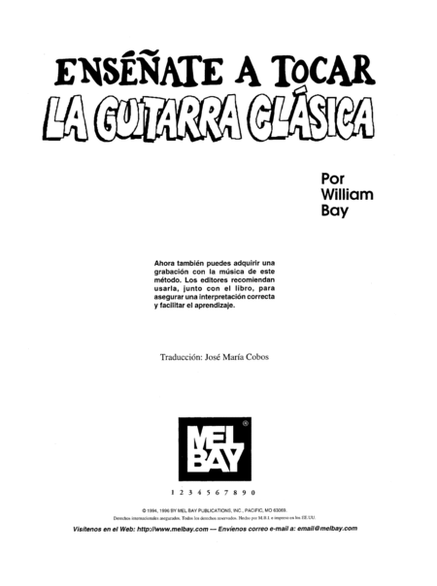 You Can Teach Yourself Classic Guitar in Spanish