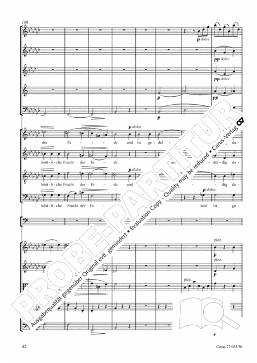 Ein Deutsches Requiem (German Requiem) 4-Part scores gallery preview page 49