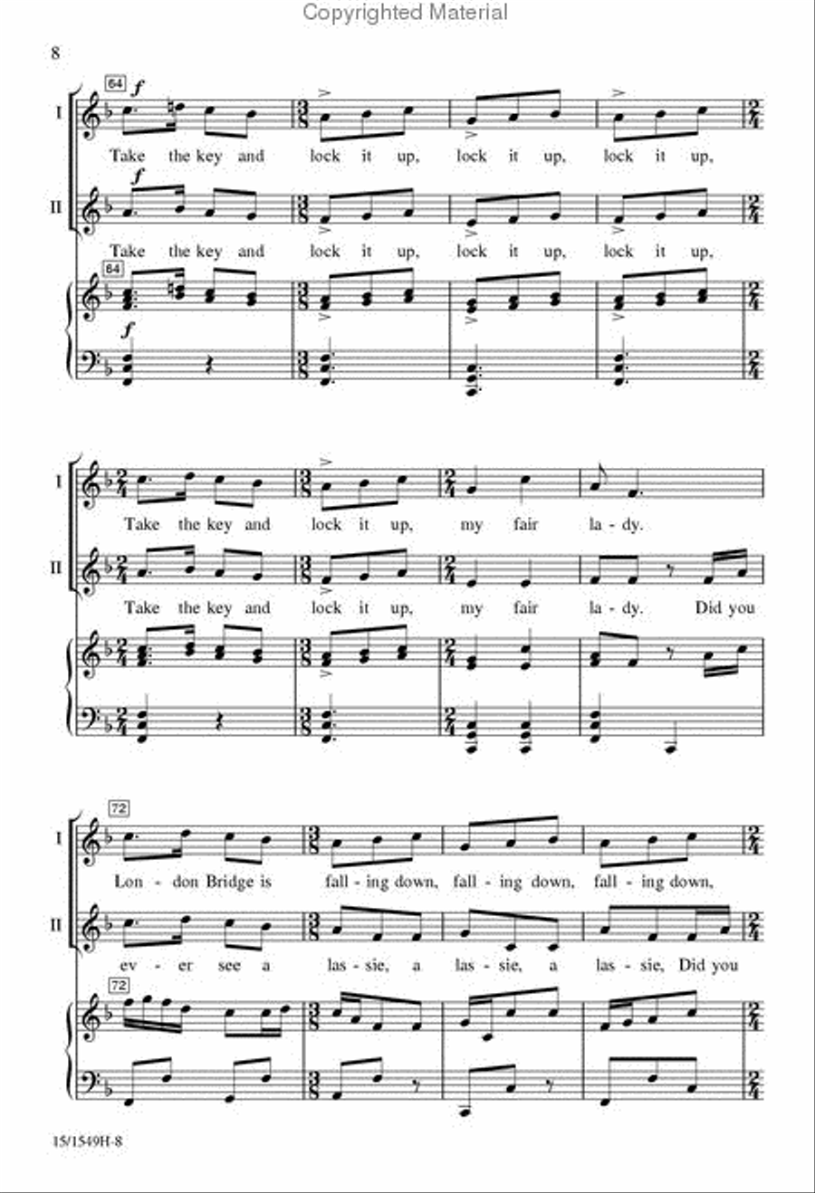 Playground Tunes 2-Part scores gallery preview page 7