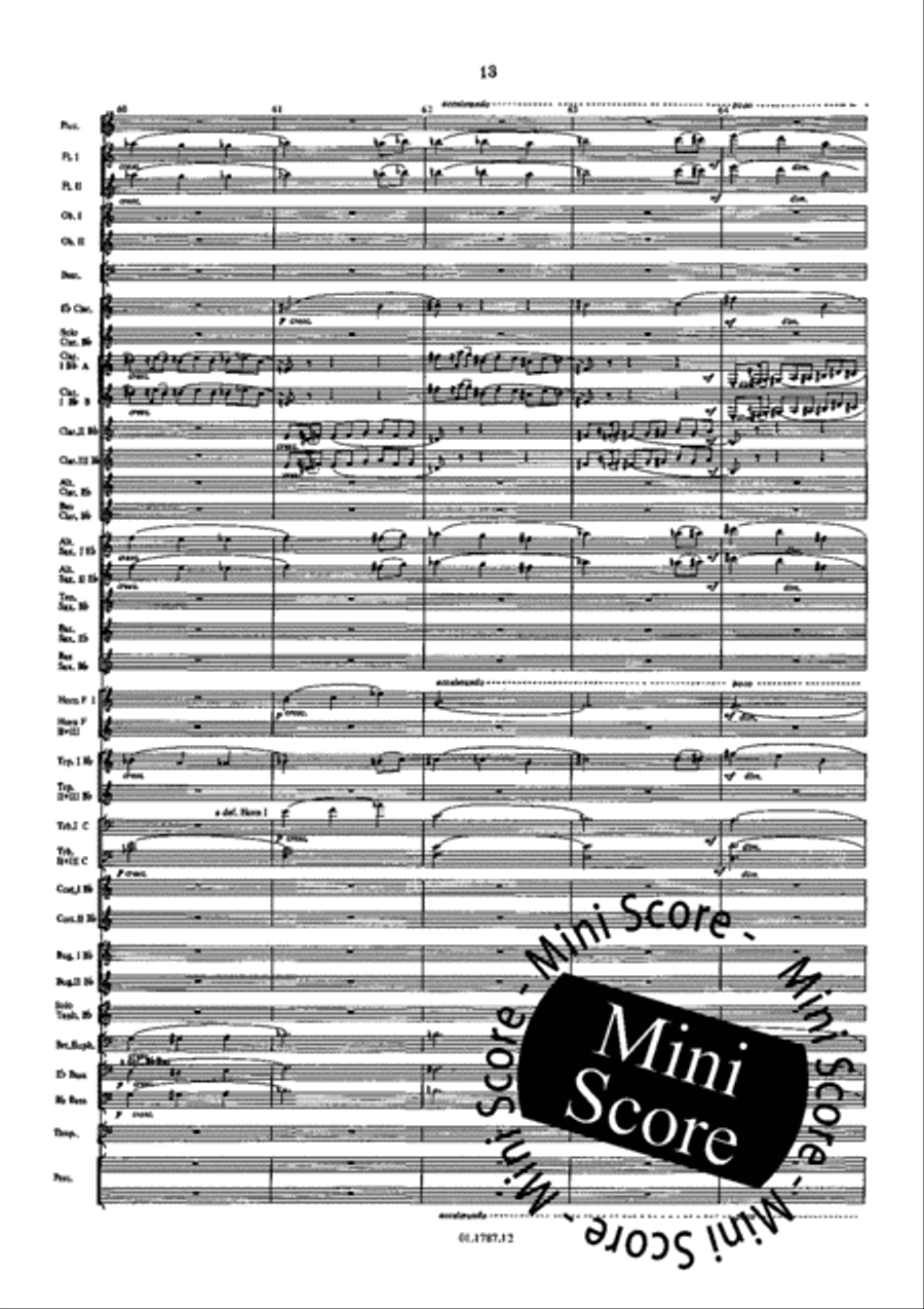 Symphonie de l'Eau Concert Band scores gallery preview page 17